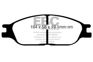 EBC 99-00 Ford Windstar 3.0 Ultimax2 Front Brake Pads