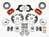 Wilwood Forged Dynalite Front Kit 11.75in Red 55-57 Chevy