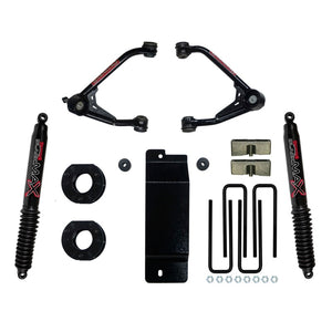 Skyjacker 2007-2013 GM 1500 4WD 3.5-4in UCA Lift Kit w/Rear Black Max B8500 Shocks