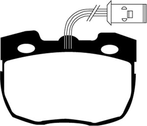 EBC 95-96 Land Rover Discovery (Series 1) 3.9 Greenstuff Front Brake Pads