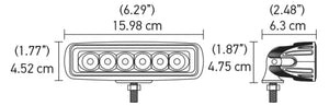 Hella Value Fit Mini 6in LED Light Bar - Spot