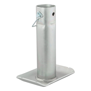 Curt Pin-On Jack Foot (Fits 2in Tube 2000lbs 8-1/2in Height Packaged)