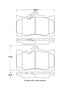 StopTech Street Touring 06 Lexus GS300/430 / 07-08 GS350 Front Brake Pads