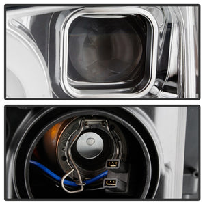 Spyder Signature Ford F150 18-19 (Halogen Model) Proj. Headlights - Chrome (PRO-YD-FF15018-LBSEQ-C)