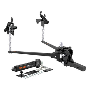 Curt Short Trunnion Bar Weight Distribution Hitch Kit (10000-15000lbs 28-3/8in Bars)