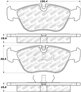 StopTech Street Select Brake Pads - Rear