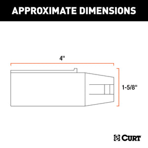 Curt Electrical Adapter (7-Way Round Vehicle to 4-Way Flat Trailer)