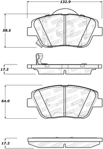 StopTech Street Brake Pads - Front