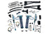 Superlift 08-10 Ford F-250/F-350 SD 4WD 6in Lift Kit w/Repl Radius Arms & King Coilovers Rear Shocks
