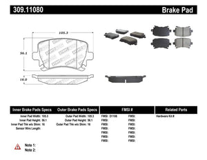 StopTech Performance 06-09 Audi A3 / 05-09 Audi A4/A6 / 08-09 Audi TT / 06-09 VW GTI / 06-09 Jetta