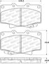 StopTech 90-92 Toyota Land Cruiser Sport Performance Front Brake Pads