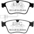 EBC 13-18 Bentley Continental 4.4TT Yellowstuff Front Brake Pads