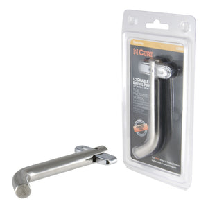 Curt 1/2in Swivel Hitch Pin (1-1/4in Receiver Stainless Packaged)