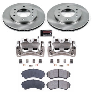 Power Stop 01-06 Mitsubishi Montero Front Autospecialty Brake Kit w/Calipers