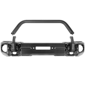 Rugged Ridge 18-20 Jeep Wrangler JL/JT Arcus Front Bumper Set w/ Overrider