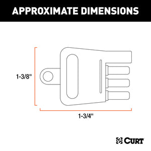 Curt 4-Way Flat Connector Tester (Packaged)