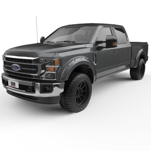 EGR 2017 Ford Super Duty Bolt-On Look Color Match Fender Flares - Set - Magnetic Metallic