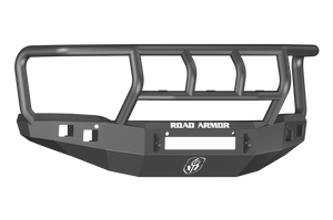 Road Armor 14-15 GMC 1500 Stealth Front Bumper w/Titan II Guard - Tex Blk