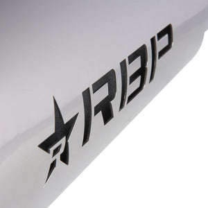 RBP RX-1 Polished Dual-Badged Exhaust Tip Inlet 5in. / Outlet 6in. / Length 18in. - Stainless Steel