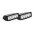 Westin Fusion5 LED Light Bar Single Row 5.5 inch Flex w/3W Epistar (Set of 2) - Black