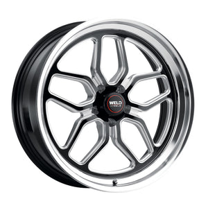 Weld S107 22X8.5 Laguna 5X127 ET06 BS5.00 Gloss Black MIL Dia 78.1