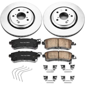 Power Stop 15-17 Honda Odyssey Front Z17 Evolution Geomet Coated Brake Kit