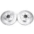 Power Stop 2003 Dodge Durango Front Evolution Drilled & Slotted Rotors - Pair