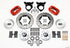 Wilwood Forged Dynalite Front Kit 11.00in Drilled Red 87-93 Mustang 5 Lug