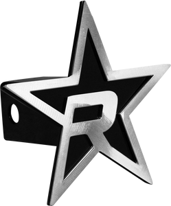 RBP Black Star Hitch Cover - Brushed 5in. Star (For 2in. Hitch Receivers Only)