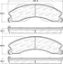 StopTech Street Brake Pads - Rear