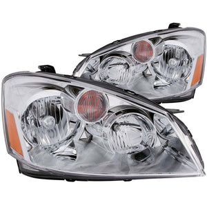 ANZO 2005-2006 Nissan Altima Crystal Headlights Chrome