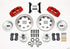 Wilwood Dynapro 6 Front Hub Kit 12.19in Red 70-78 Camaro