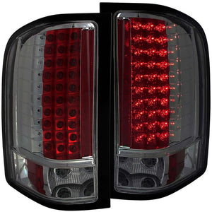 ANZO 2007-2013 Chevrolet Silverado 1500 LED Taillights Smoke