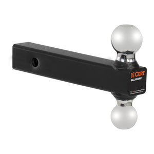 Curt Multi-Ball Mount (2in Hollow Shank 2in & 2-5/16in Chrome Balls)