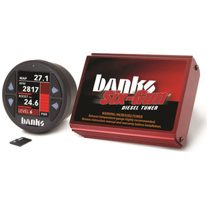 Banks 01-04 Chevy/GMC 2500/3500 6.6L LB7 Six-Gun Diesel Tuner w/ iDash-1.8 DataMonster