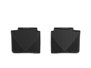 WeatherTech 06+ Lincoln MKZ Rear Rubber Mats - Black