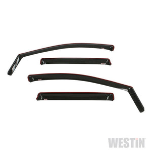 Westin 13-19 Ford Escape In Channel Wind Deflector 4pc - Smoke