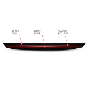 ANZO 2007-2014 Chevrolet Suburban 1500 LED 3rd Brake Light Black Housing Smoke Lens w/ Spoiler 1pc