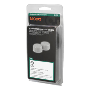 Curt 1.78in Bearing Protector Dust Covers (2-Pack)