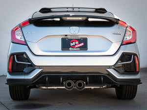 aFe Takeda 3in 304 SS Cat-Back Exhaust System w/Polished Tips 17-21 Honda Civic Sport L4-1.5L (t)