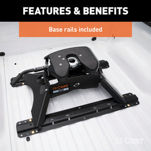 Curt A20 5th Wheel Hitch w/Rails