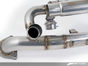 AWE Tuning Porsche 991 SwitchPath Exhaust for Non-PSE Cars Chrome Silver Tips