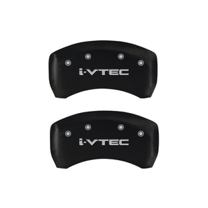 MGP 4 Caliper Covers Engraved Front & Rear i-Vtec Red finish silver ch