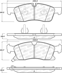 StopTech Street Brake Pads - Front