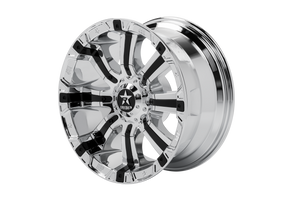 RBP 94R 20x10 8x170 BP / 5.5 BS 0mm Offset 125mm CB (Hub Centric) Chrome w/Black Inserts Wheel