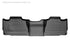 WeatherTech 07+ Chevrolet Avalanche Rear FloorLiner - Black