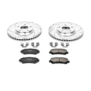 Power Stop 08-14 Nissan Rogue Front Z23 Evolution Sport Brake Kit