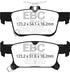 EBC 2016+ Buick Envision 2.0L Turbo Ultimax2 Rear Brake Pads