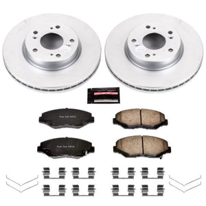 Power Stop 2013 Acura ILX Front Z17 Evolution Geomet Coated Brake Kit