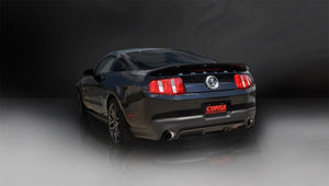 Corsa 2011-2012 Ford Mustang Shelby GT500 5.4L V8 Sport Axle-Back Exhaust w/ Black Tips